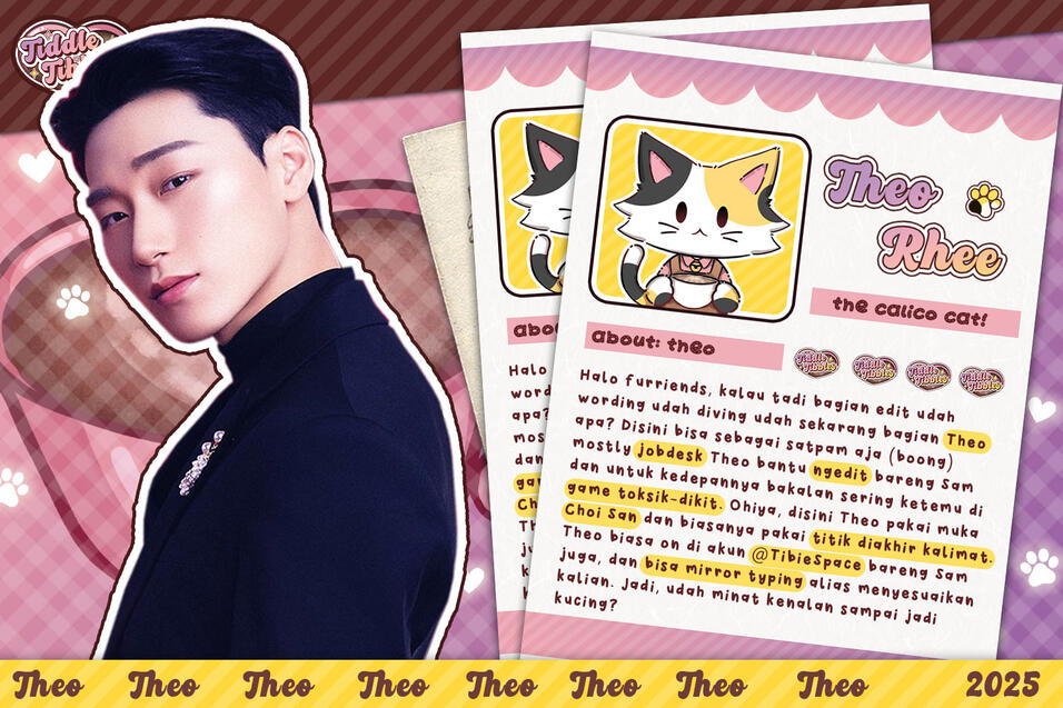 Behind the Calico Cat, Theo Rhee!